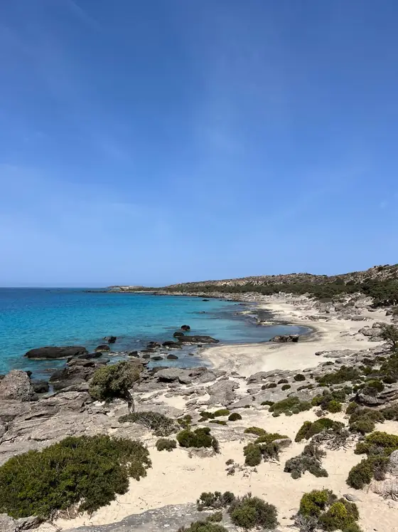 Türkise Lagune mit Sandstrand