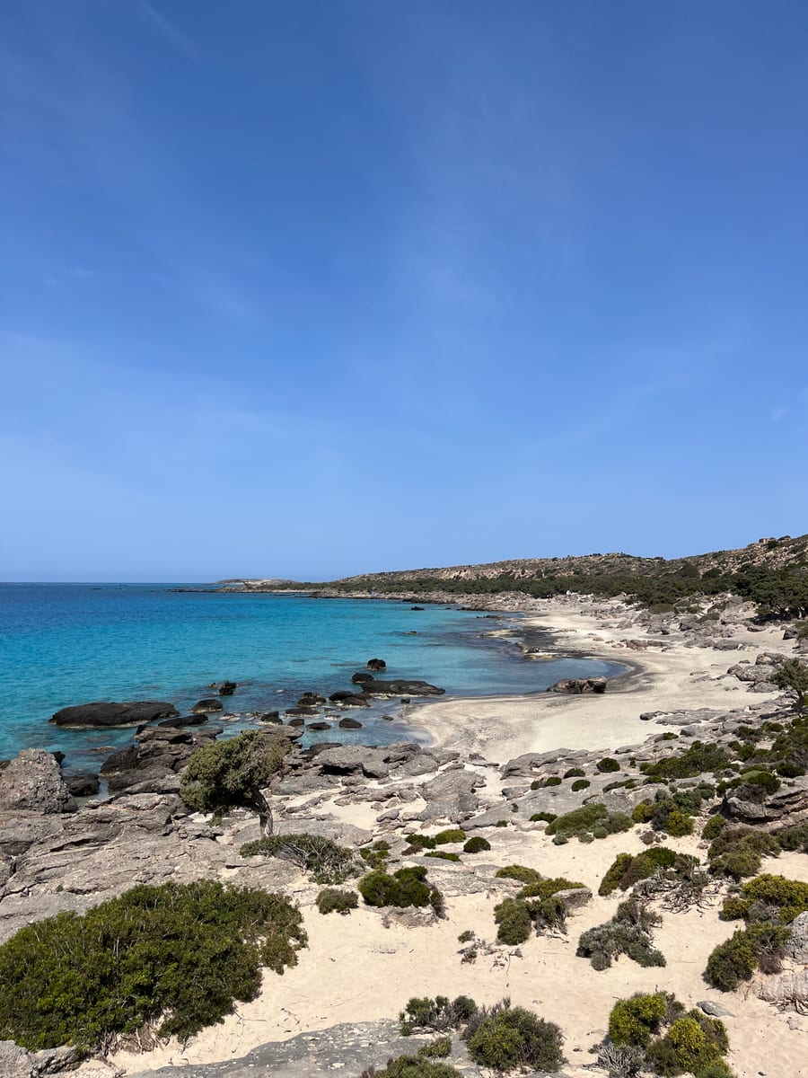 Türkise Lagune mit Sandstrand